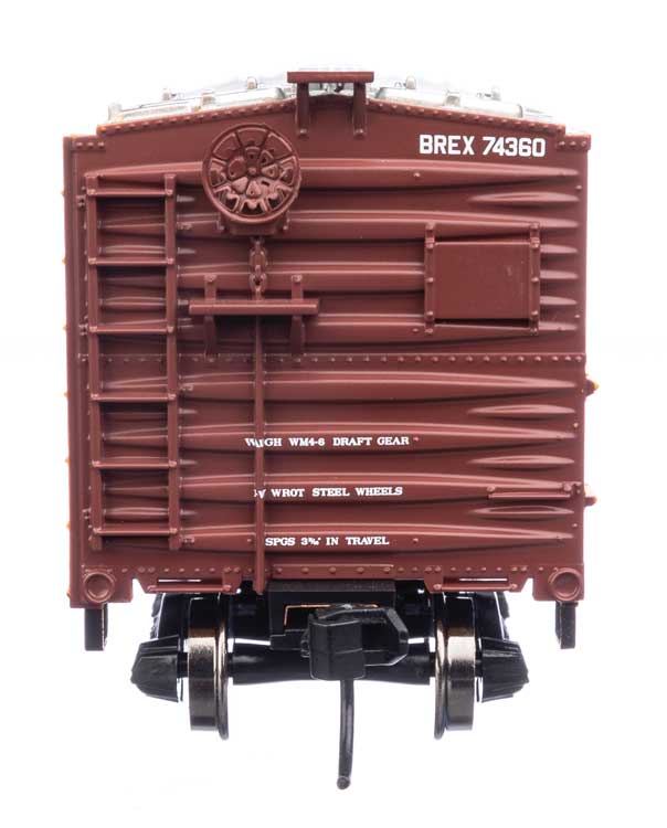 WalthersMainline 910-41407 HO 40' Steel Refrigerator Car with Dreadnaught Ends Burlington Refrigerator Express