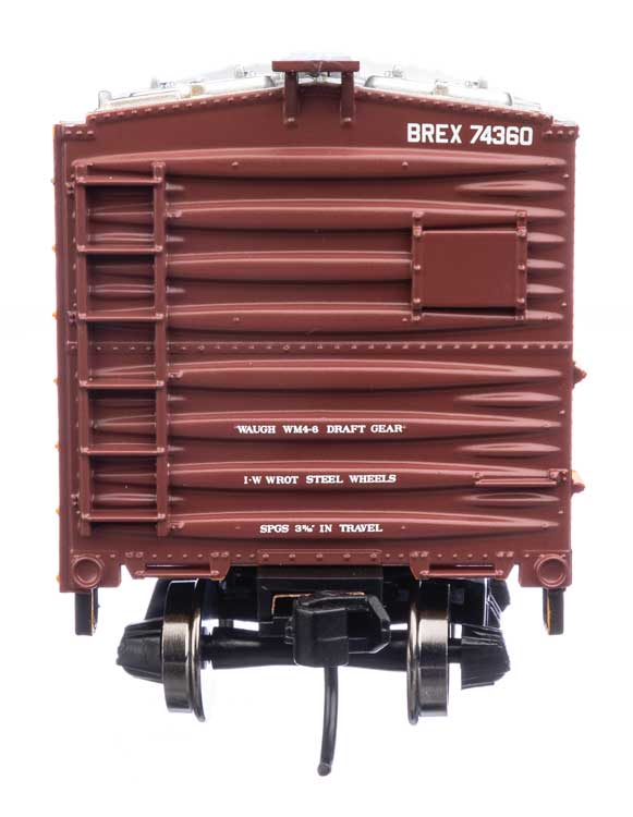 WalthersMainline 910-41407 HO 40' Steel Refrigerator Car with Dreadnaught Ends Burlington Refrigerator Express