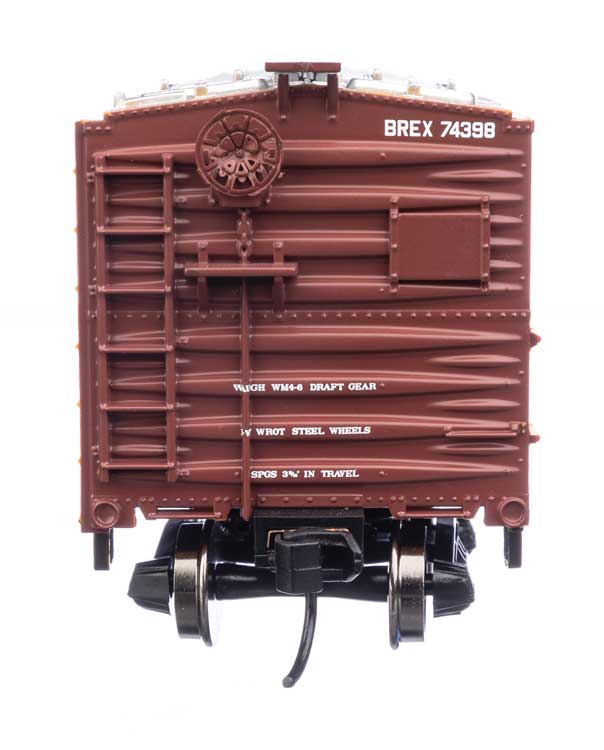 WalthersMainline 910-41408 HO 40' Steel Refrigerator Car with Dreadnaught Ends Burlington Refrigerator Express