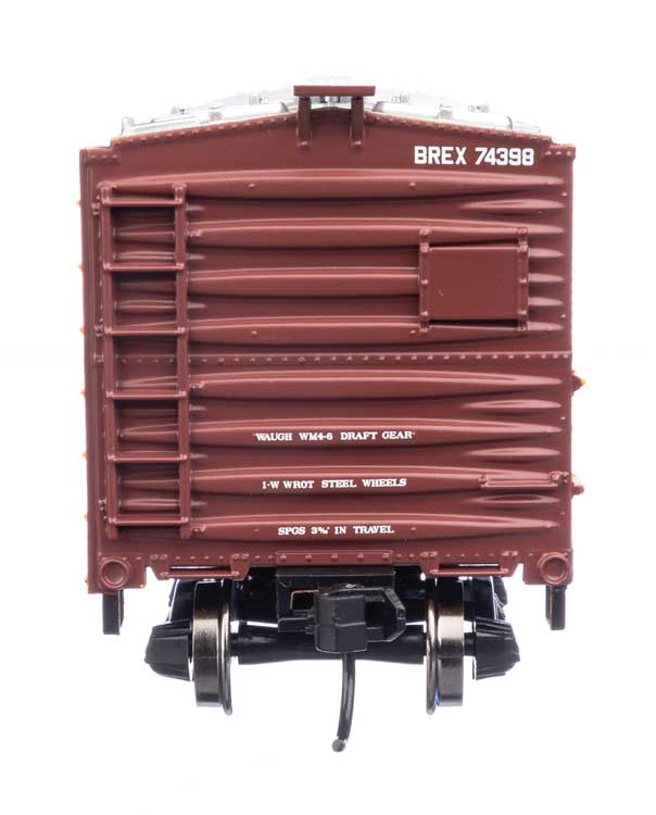 WalthersMainline 910-41408 HO 40' Steel Refrigerator Car with Dreadnaught Ends Burlington Refrigerator Express