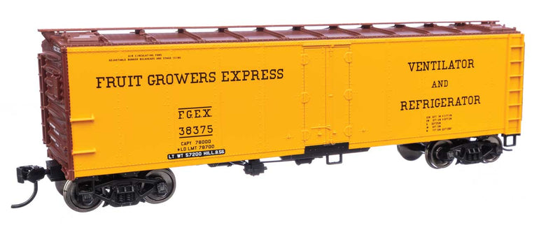 WalthersMainline 910-41409 HO 40' Steel Refrigerator Car with Dreadnaught Ends Fruit Growers Express