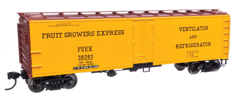 WalthersMainline 910-41410 HO 40' Steel Refrigerator Car with Dreadnaught Ends Fruit Growers Express