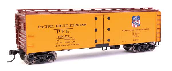 PREORDER WalthersMainline 910-41413 HO 40' Steel Refrigerator Car with Dreadnaught Ends