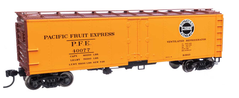 WalthersMainline 910-41413 HO 40' Steel Refrigerator Car with Dreadnaught Ends Pacific Fruit Express (Overland)