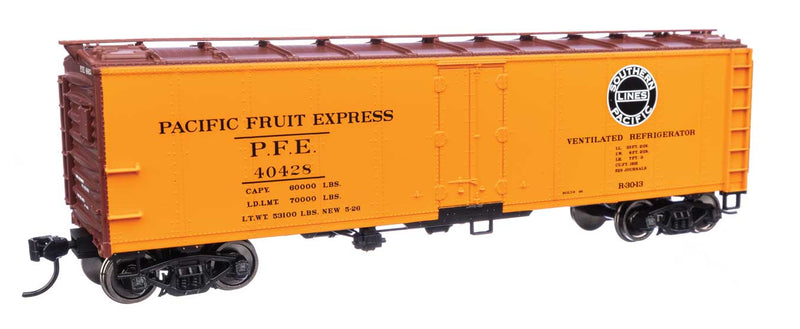 WalthersMainline 910-41415 HO 40' Steel Refrigerator Car with Dreadnaught Ends Pacific Fruit Express (Overland)