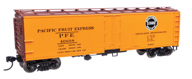 WalthersMainline 910-41416 HO 40' Steel Refrigerator Car with Dreadnaught Ends Pacific Fruit Express (Overland)