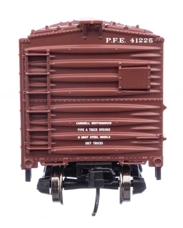 WalthersMainline 910-41417 HO 40' Steel Refrigerator Car with Dreadnaught Ends Pacific Fruit Express (UP/SP)