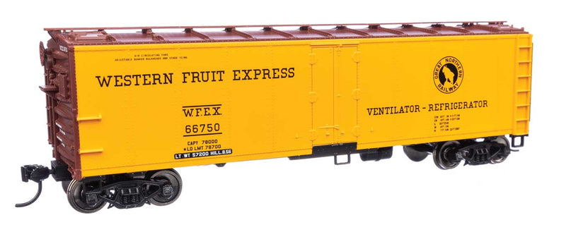 WalthersMainline 910-41424 HO 40' Steel Refrigerator Car with Dreadnaught Ends Western Fruit Express