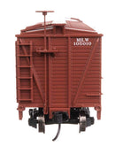 Walthers Mainline HO 910-41459 40' Wood Stock Car, Milwaukee Road
