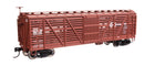 Walthers Mainline HO 910-41460 40' Wood Stock Car, Milwaukee Road