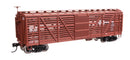 Walthers Mainline HO 910-41462 40' Wood Stock Car, Milwaukee Road