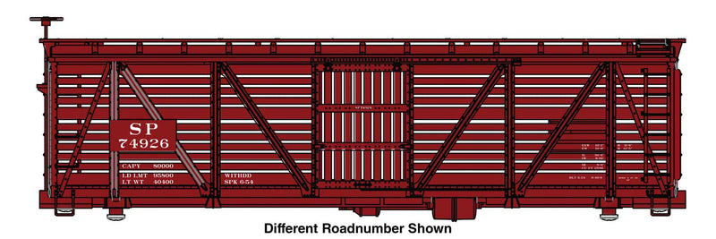 PREORDER WalthersMainline 910-41468 HO 40' Wood Stock Car - Ready to Run -- Southern Pacific(TM)