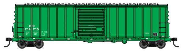 WalthersMainline 910-46003 HO 50' ACF Exterior Post Dreadnaught End Plate B Boxcar - Burlington Northern