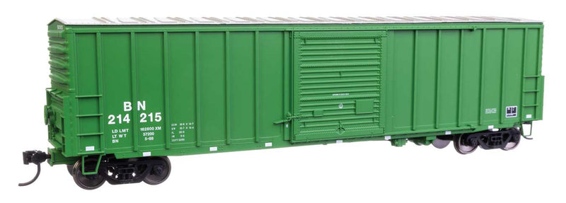 WalthersMainline 910-46001 HO 50' ACF Exterior Post Dreadnaught End Plate B Boxcar - Burlington Northern