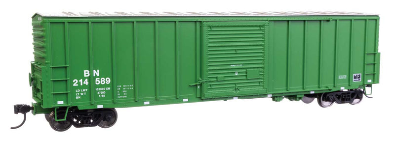 WalthersMainline 910-46002 HO 50' ACF Exterior Post Dreadnaught End Plate B Boxcar - Burlington Northern