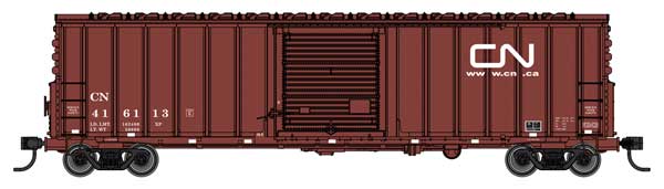 WalthersMainline 910-46004 HO 50' ACF Exterior Post Dreadnaught End Plate B Boxcar - Canadian National