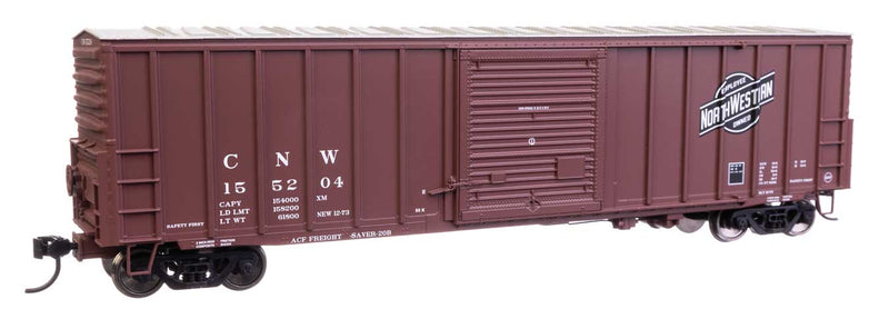 WalthersMainline 910-46007 HO 50' ACF Exterior Post Dreadnaught End Plate B Boxcar - Chicago & North Western