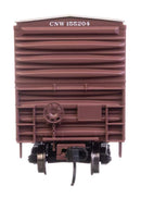 WalthersMainline 910-46007 HO 50' ACF Exterior Post Dreadnaught End Plate B Boxcar - Chicago & North Western