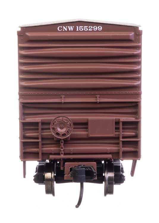 WalthersMainline 910-46008 HO 50' ACF Exterior Post Dreadnaught End Plate B Boxcar - Chicago & North Western