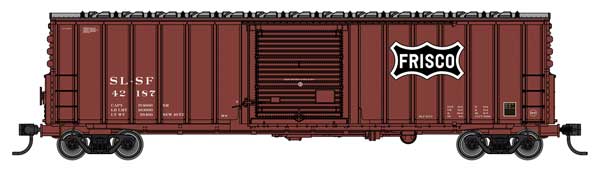 WalthersMainline 910-46010 HO 50' ACF Exterior Post Dreadnaught End Plate B Boxcar - St. Louis - San Francisco