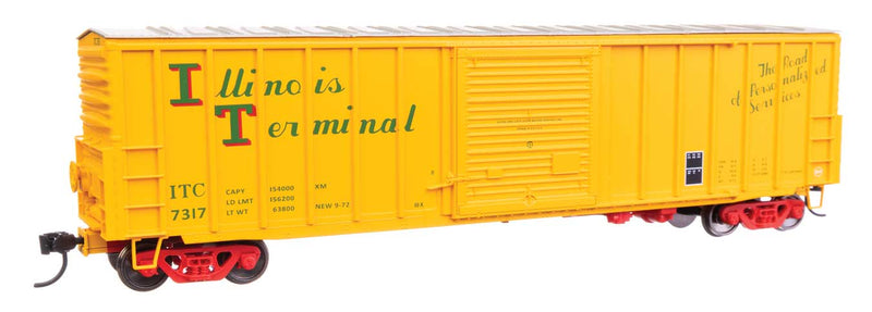 WalthersMainline 910-46013 HO 50' ACF Exterior Post Dreadnaught End Plate B Boxcar - Illinois Terminal