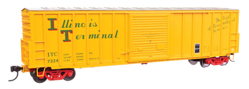 WalthersMainline 910-46014 HO 50' ACF Exterior Post Dreadnaught End Plate B Boxcar - Illinois Terminal