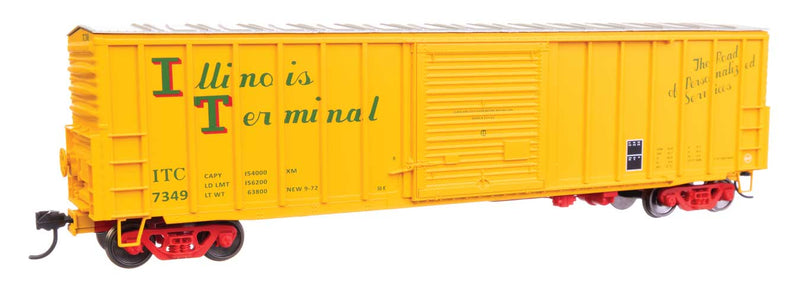 WalthersMainline 910-46015 HO 50' ACF Exterior Post Dreadnaught End Plate B Boxcar - Illinois Terminal