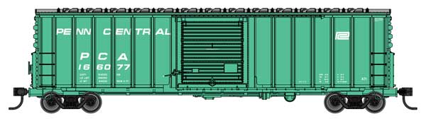 WalthersMainline 910-46016 HO 50' ACF Exterior Post Dreadnaught End Plate B Boxcar - Penn Central