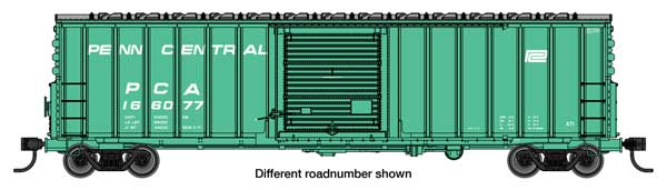 WalthersMainline 910-46017 HO 50' ACF Exterior Post Dreadnaught End Plate B Boxcar - Penn Central