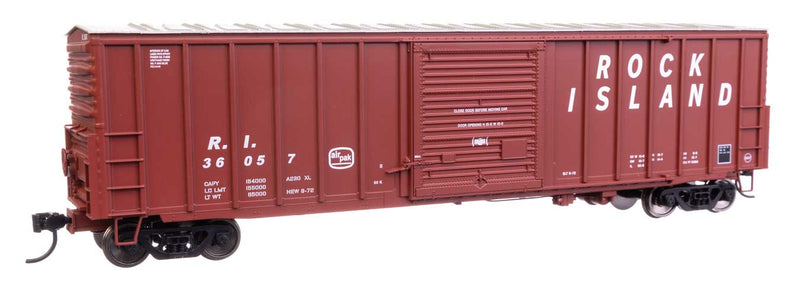 WalthersMainline 910-46019 HO 50' ACF Exterior Post Dreadnaught End Plate B Boxcar - Rock Island