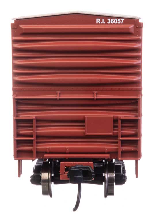 WalthersMainline 910-46019 HO 50' ACF Exterior Post Dreadnaught End Plate B Boxcar - Rock Island