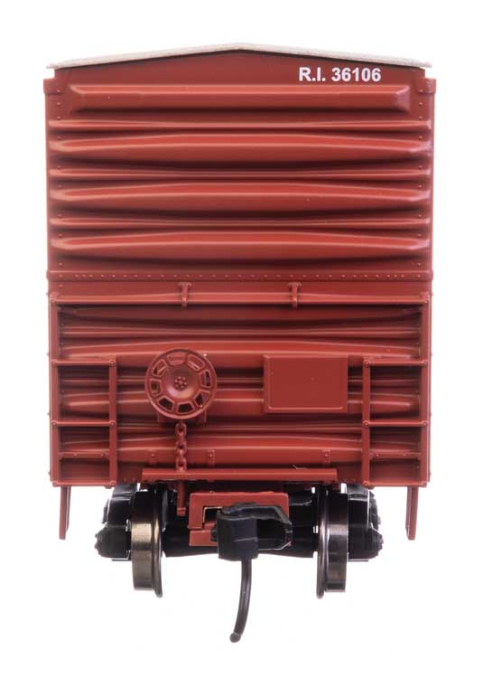 WalthersMainline 910-46021 HO 50' ACF Exterior Post Dreadnaught End Plate B Boxcar - Rock Island