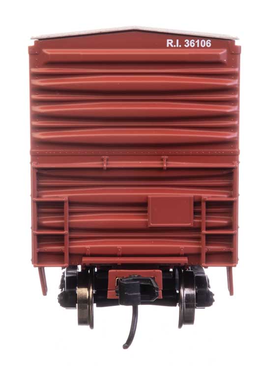 WalthersMainline 910-46021 HO 50' ACF Exterior Post Dreadnaught End Plate B Boxcar - Rock Island