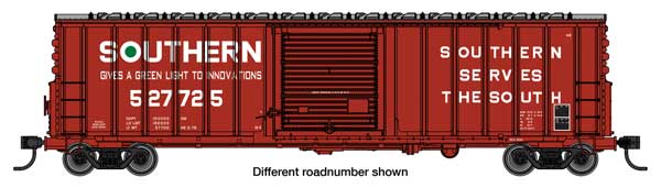 WalthersMainline 910-46022 HO 50' ACF Exterior Post Dreadnaught End Plate B Boxcar - Southern Railway