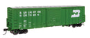 Walthers Mainline HO 910-46025 50' ACF Exterior Post Dreadnaught End Plate B Boxcar, Burlington Northern