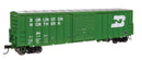 Walthers Mainline HO 910-46027 50' ACF Exterior Post Dreadnaught End Plate B Boxcar, Burlington Northern