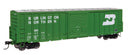 Walthers Mainline HO 910-46027 50' ACF Exterior Post Dreadnaught End Plate B Boxcar, Burlington Northern