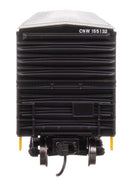 Walthers Mainline HO 910-46030 50' ACF Exterior Post Dreadnaught End Plate B Boxcar, Chicago & North Western