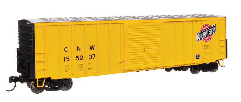 PREORDER Walthers Mainline HO 910-46031 50' ACF Exterior Post Dreadnaught End Plate B Boxcar, Chicago & North Western