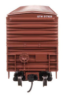 Walthers Mainline HO 910-46041 50' ACF Exterior Post Dreadnaught End Plate B Boxcar, Grand Trunk Western