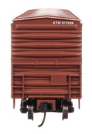 Walthers Mainline HO 910-46041 50' ACF Exterior Post Dreadnaught End Plate B Boxcar, Grand Trunk Western