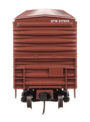 PREORDER Walthers Mainline HO 910-46042 50' ACF Exterior Post Dreadnaught End Plate B Boxcar, Grand Trunk Western