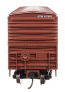PREORDER Walthers Mainline HO 910-46043 50' ACF Exterior Post Dreadnaught End Plate B Boxcar, Grand Trunk Western