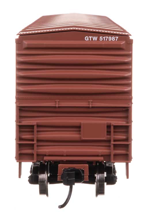 PREORDER Walthers Mainline HO 910-46044 50' ACF Exterior Post Dreadnaught End Plate B Boxcar, Grand Trunk Western