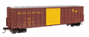 PREORDER Walthers Mainline HO 910-46046 50' ACF Exterior Post Dreadnaught End Plate B Boxcar, Norfolk Southern