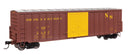 PREORDER Walthers Mainline HO 910-46047 50' ACF Exterior Post Dreadnaught End Plate B Boxcar, Norfolk Southern