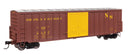 Walthers Mainline HO 910-46047 50' ACF Exterior Post Dreadnaught End Plate B Boxcar, Norfolk Southern