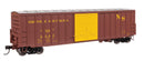 Walthers Mainline HO 910-46048 50' ACF Exterior Post Dreadnaught End Plate B Boxcar, Norfolk Southern