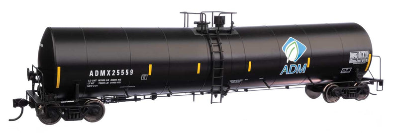 WalthersMainline 910-48203 Trinity 25,000-Gallon Tank Car - Ready to Run -- Archer-Daniels-Midland ADMX