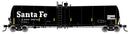 WalthersMainline 910-48206 Trinity 25,000-Gallon Tank Car - Ready to Run -- Santa Fe